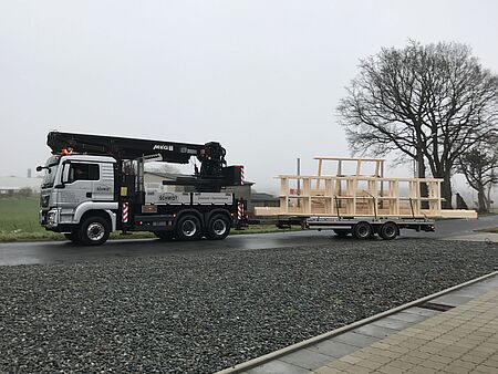 Kranwagen aus unserem Fuhrpark
